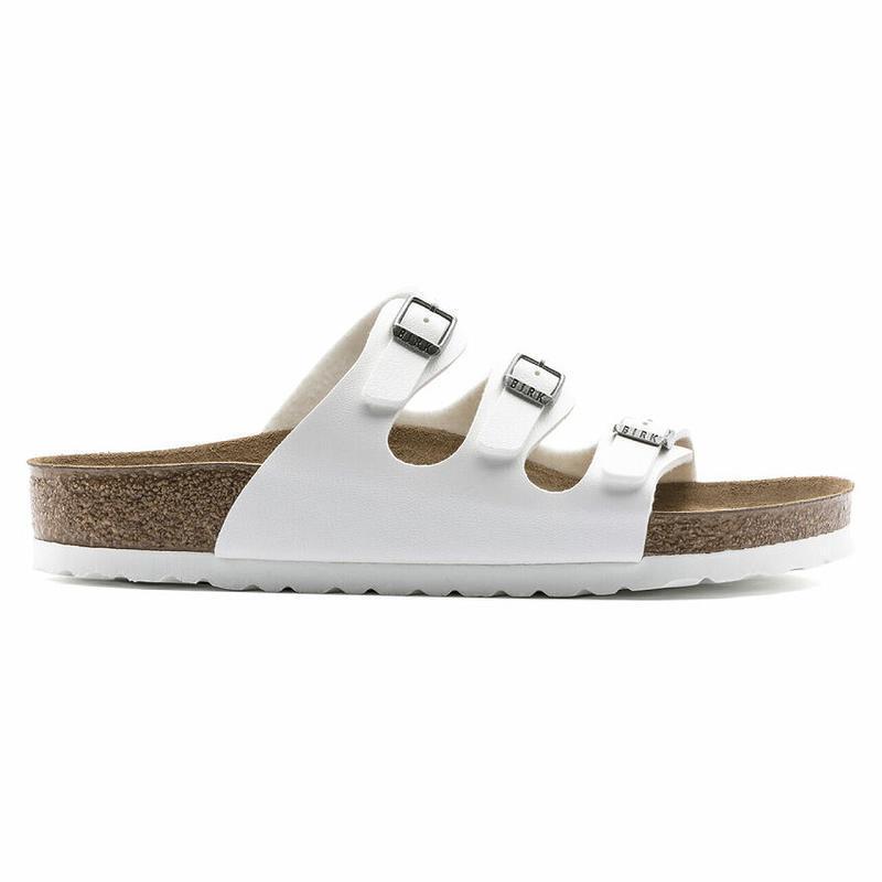 Florida Birkenstock Birko-flor Damske Biele | SK 75HAP